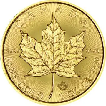 Maple Leaf 1 Unze Gold
