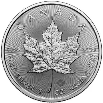 Maple Leaf 1 Oz Silver 2024