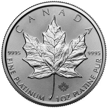 Maple Leaf 1 Oz Platinum 2024