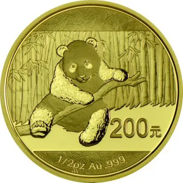 Panda 1/2 Ounce Gold