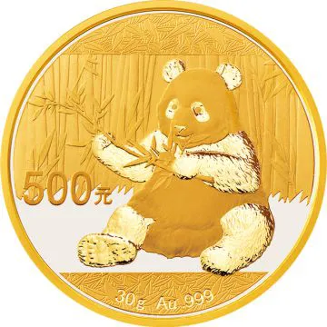 Panda 30 g Gold