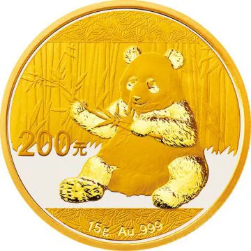 Panda 15 g Gold