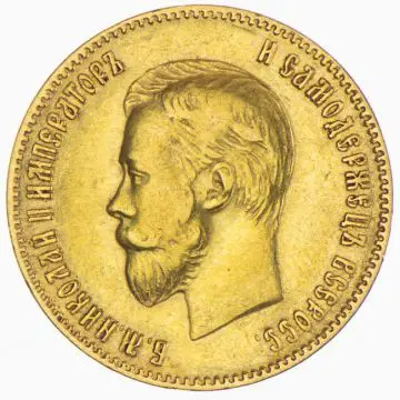 Russland 10 Rubel Gold