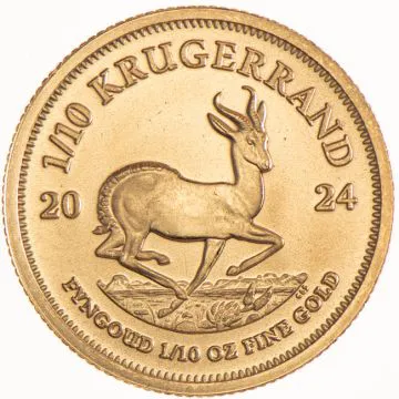 Krugerrand 1/10 Oz Gold 2024