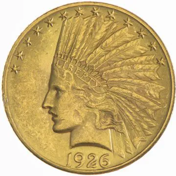 10 Dollars 1926 Indianerkopf