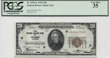 20 Dollars 1929 (Jackson)