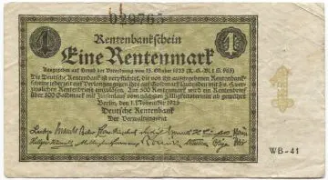 1 Rentenmark 1923