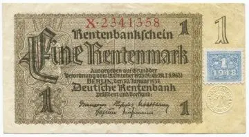 1 Deutsche Mark 1948 (Markenprovisorium)