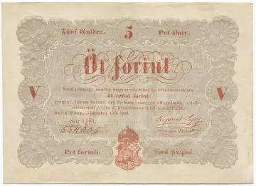 5 Forint 1848 (``Kossuth-Note´´)