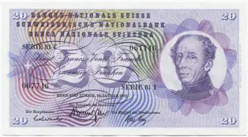 20 Franken 1972 (Dufour)