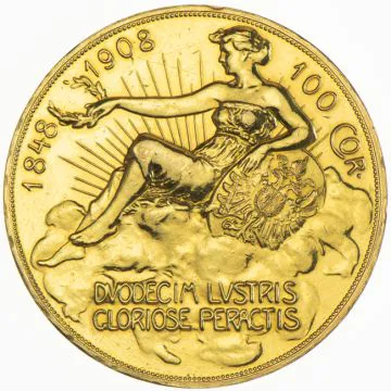 100 Kronen 1908 Regierungsjubiläum