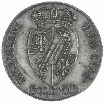 30 Soldi 1796 Mailand