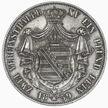 2 Vereinstaler 1859 F