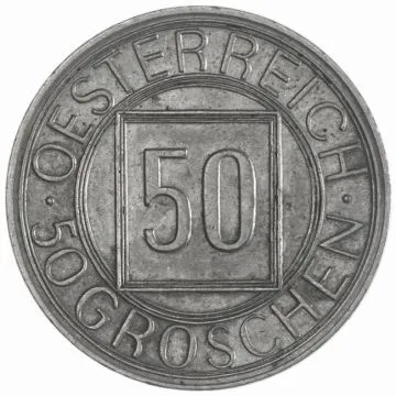50 Groschen 1934 sog. Nachtschilling