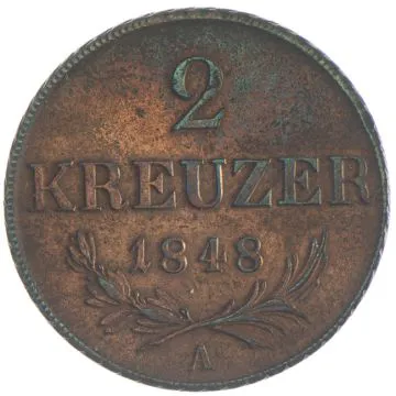 2 Kreuzer 1848 A