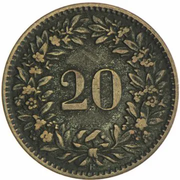 20 Rappen 1859 B