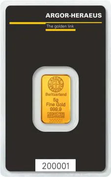 Argor-Heraeus Gold Bar 5 g
