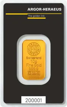Argor-Heraeus Gold Bar 10 g