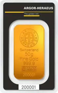 Argor-Heraeus Goldbarren 50 g