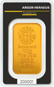 Argor-Heraeus Goldbarren 100 g