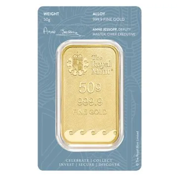 Britannia Gold Bar 50 Gram
