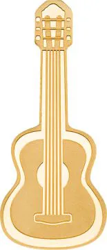 Guitar in Gold