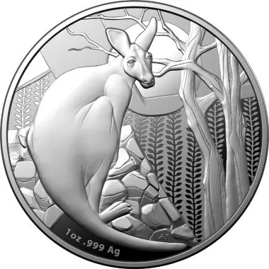 Kangaroo 2022 1 Ounce Silver Proof Coin