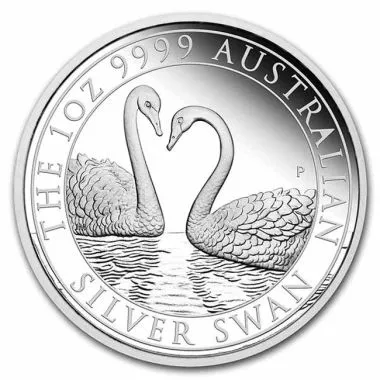 Swan 1 Ounce Silver Proof Coin