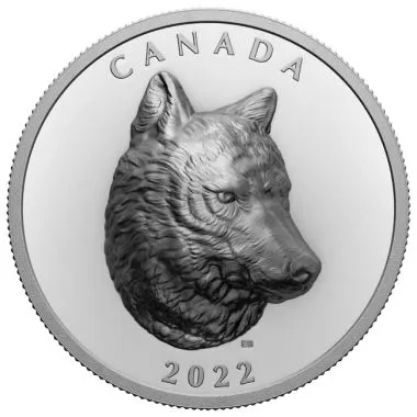 Timber Wolf Fine Silver Coin