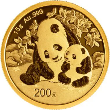 Panda 15 g Gold 2024