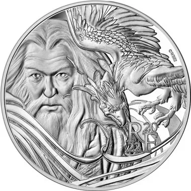 Fawkes, Prof. Dumbledores Phoenix in Silver