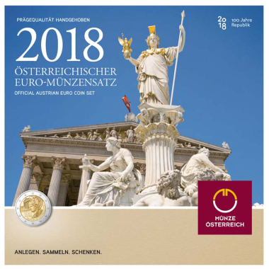 Austrian Euro Coin Set 2018