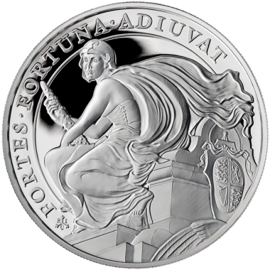 Queens Virtues: Courage Silver Proof coin