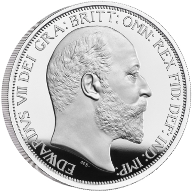 König Edward VII. 5 Unzen Silber PP