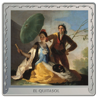 275 Jahre Francisco de Goya: der Sonnenschirm - 1 Unze SIlber