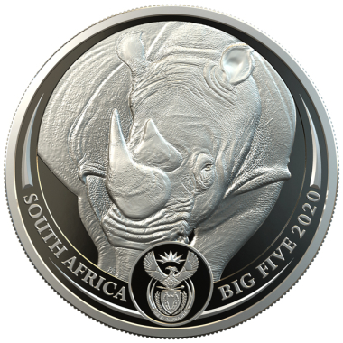 Big Five I - Rhino 1 Ounce Platinum