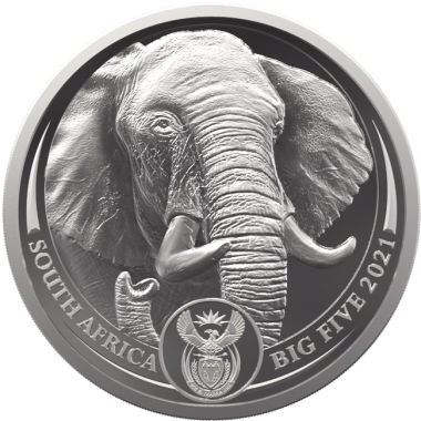 Big Five II - Elefant 1 Unze Platin PP